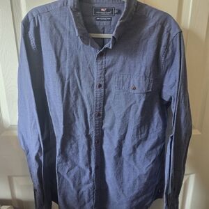 Vineyard Vines Navy Casual Button-Down Shirt